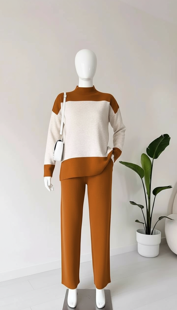 Men's Maroon Black and White Cut and Sew Kangaroo Hoodie